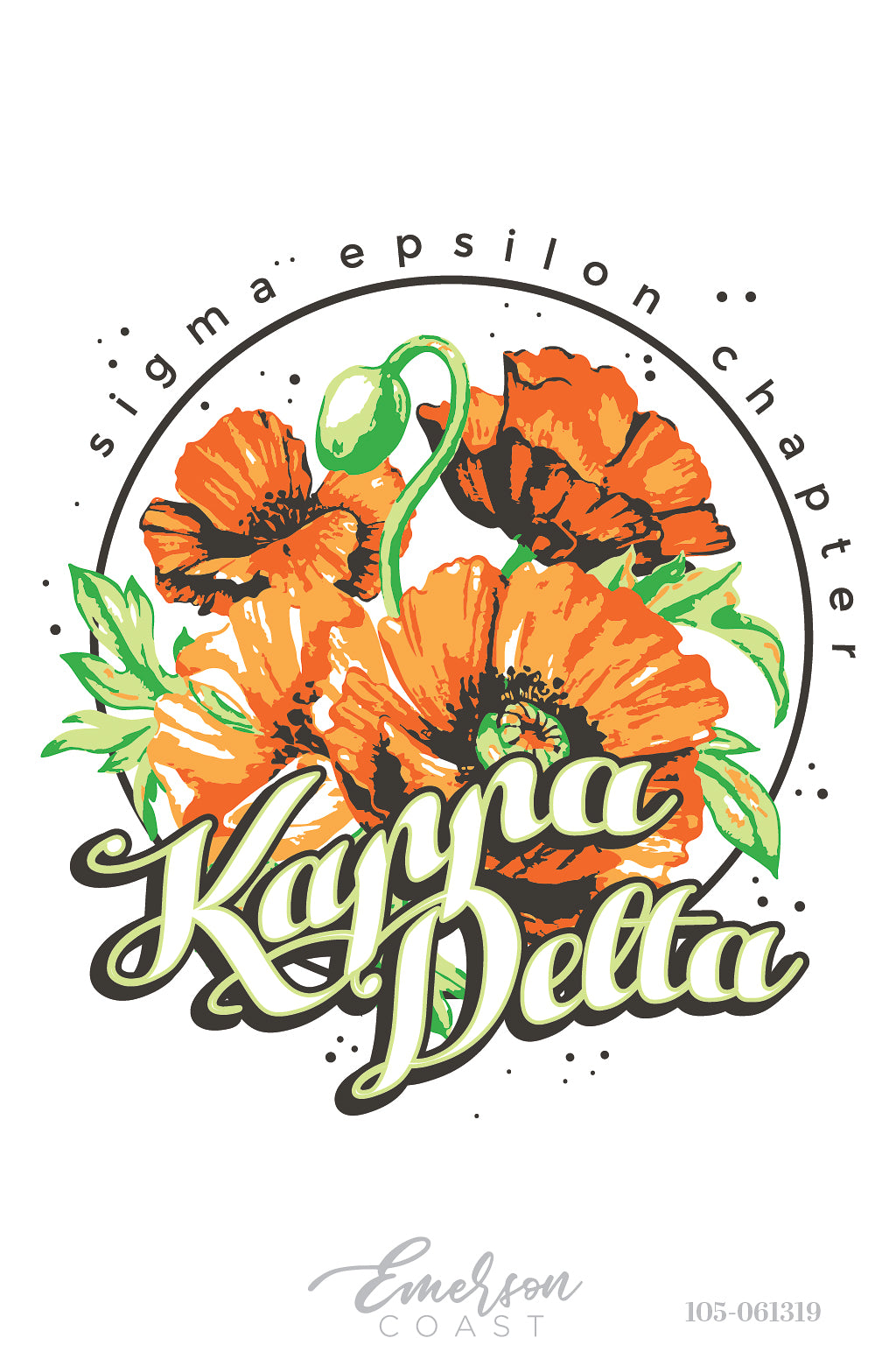 Kappa Delta Bright Floral Recruitment Tee
