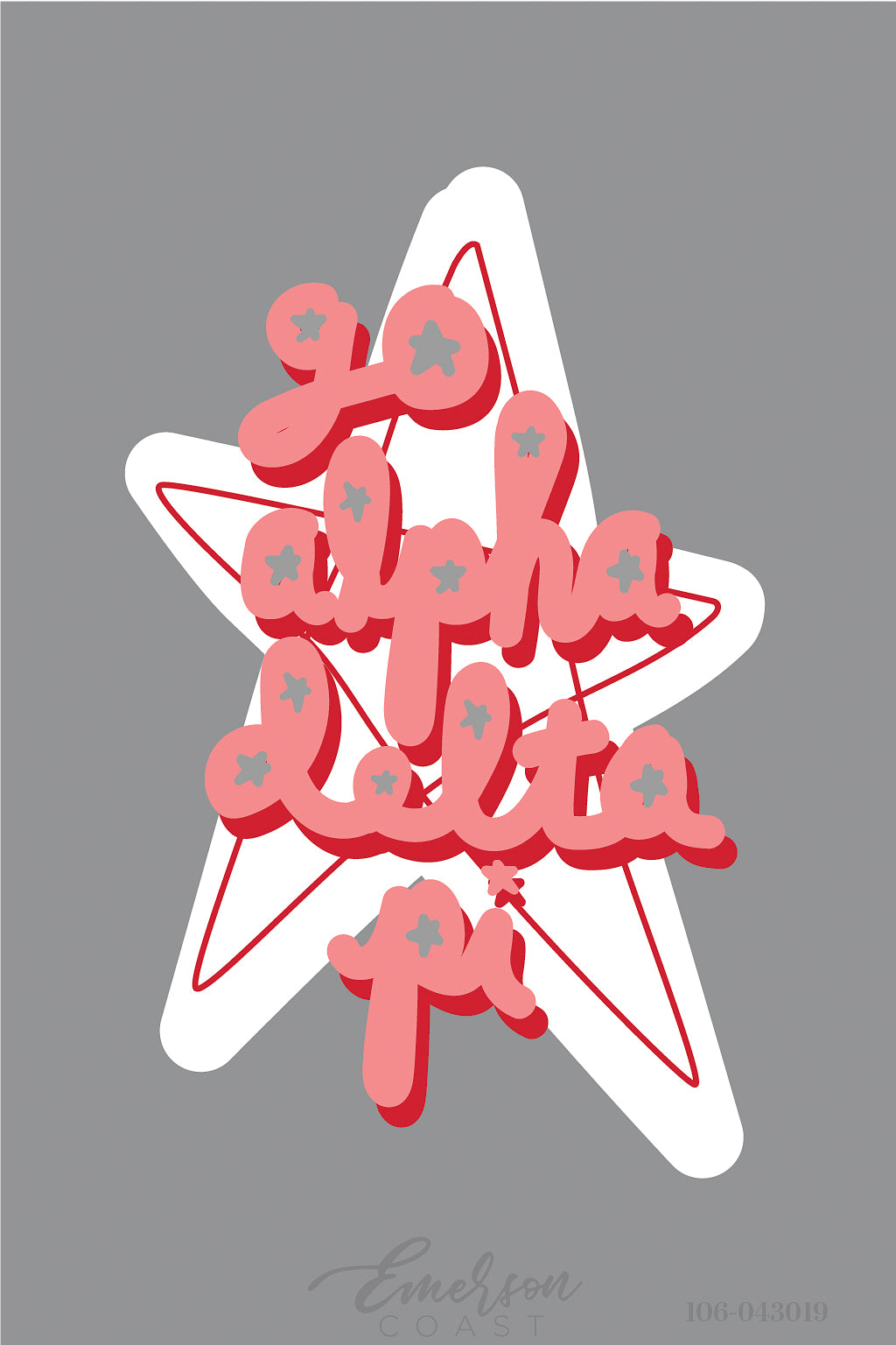 Alpha Delta Pi Star Gray Recruitment Tank