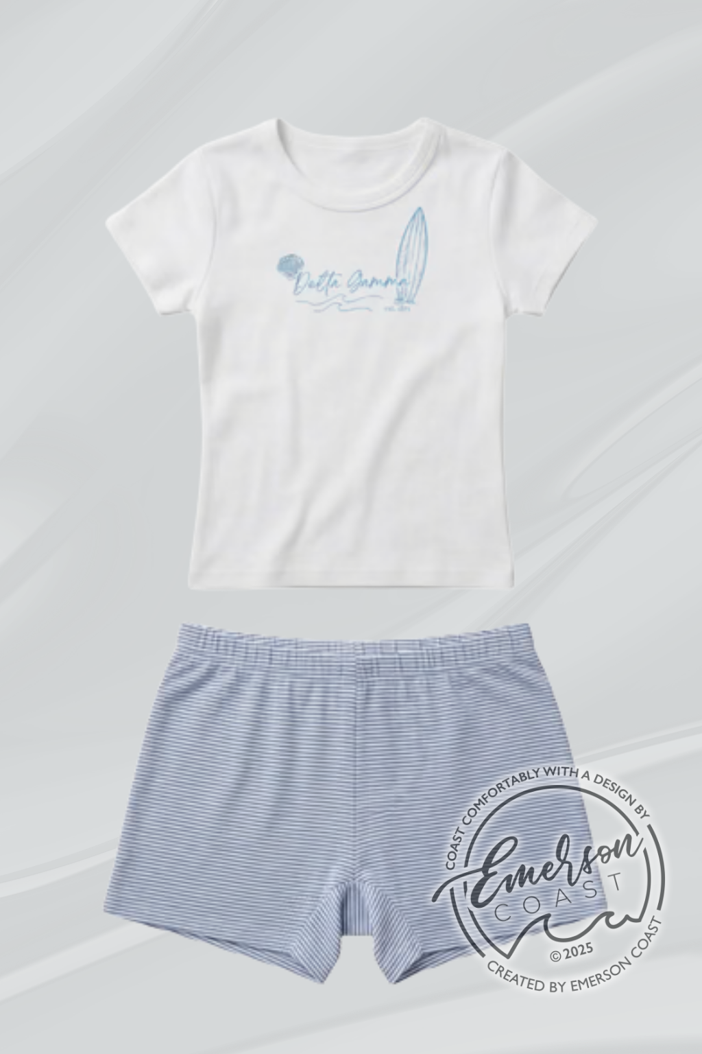 Emerson Coast Exclusive Baby Tee and Short Set
