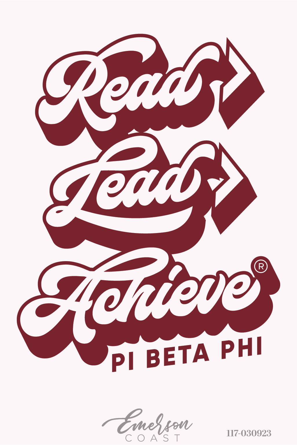 Pi Beta Phi Read Lead Achieve Vintage Philanthropy Tee