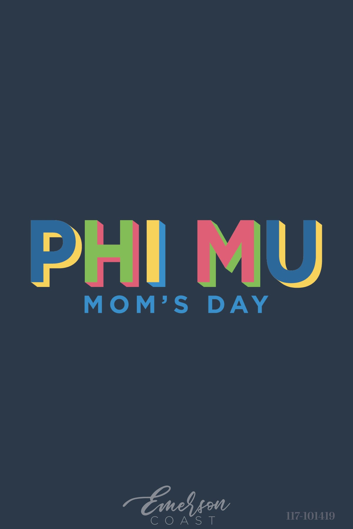 Phi Mu Mom's Day Corduroy T-Shirt