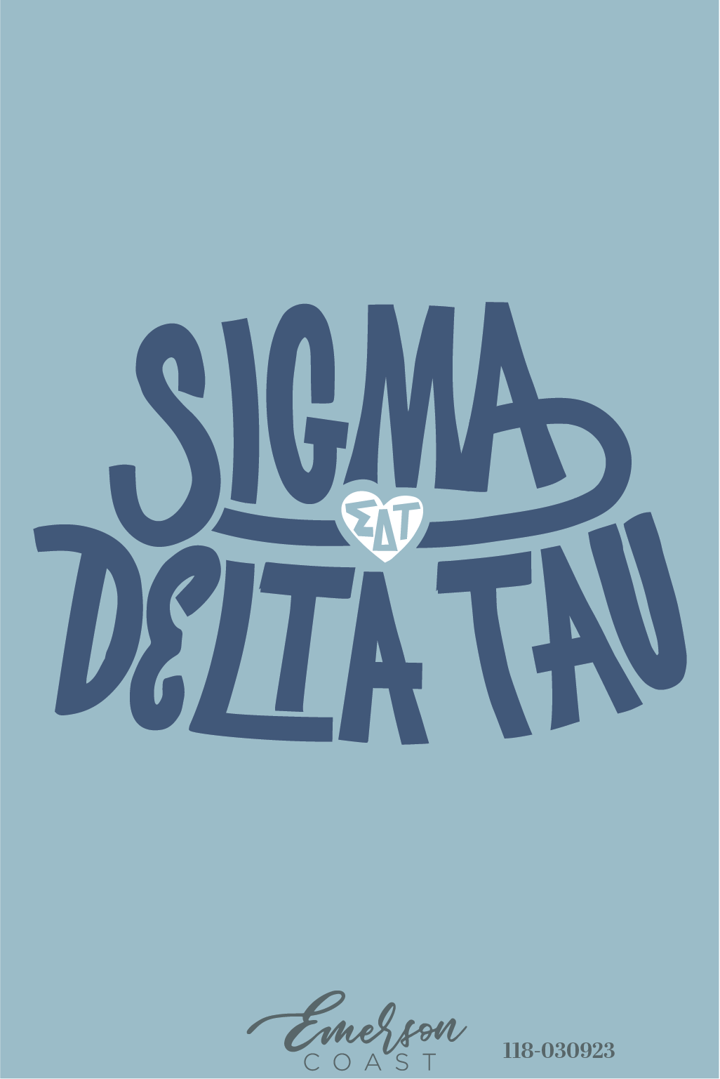 Sigma Delta Tau Philanthropy Colorblock Ringer Tee