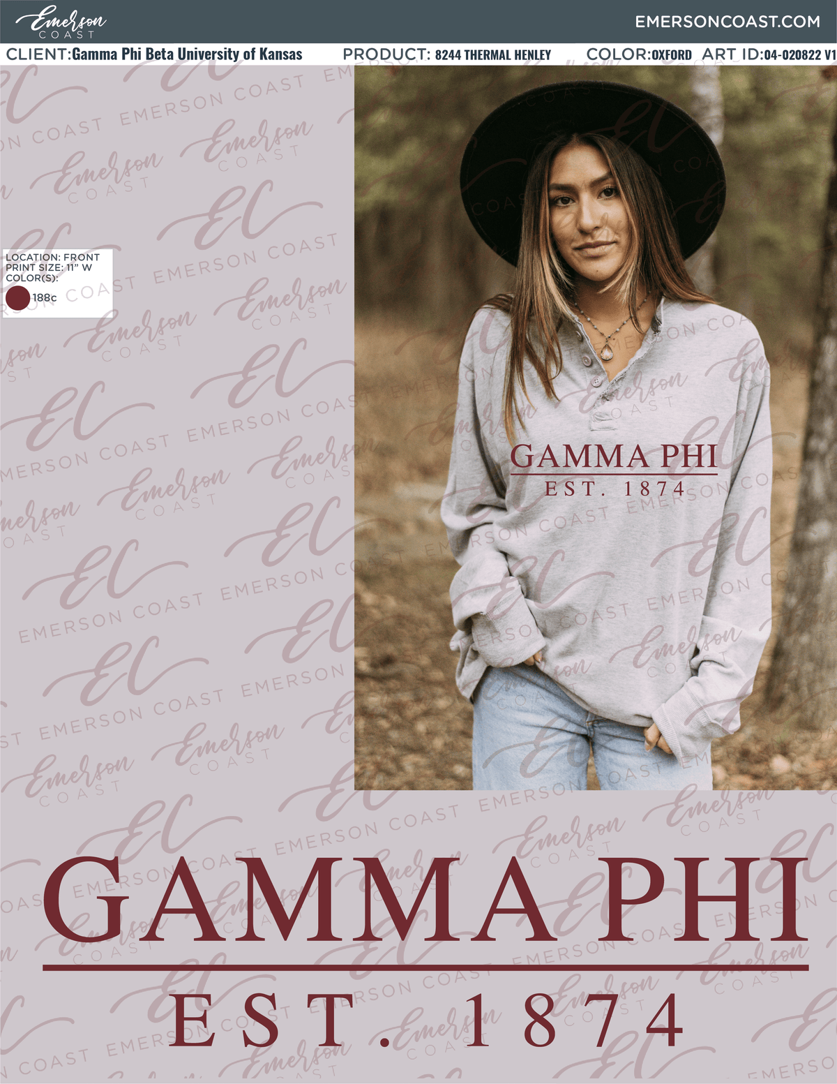 04-020822 Gamma Phi Beta University of Kansas Henley 2022-01