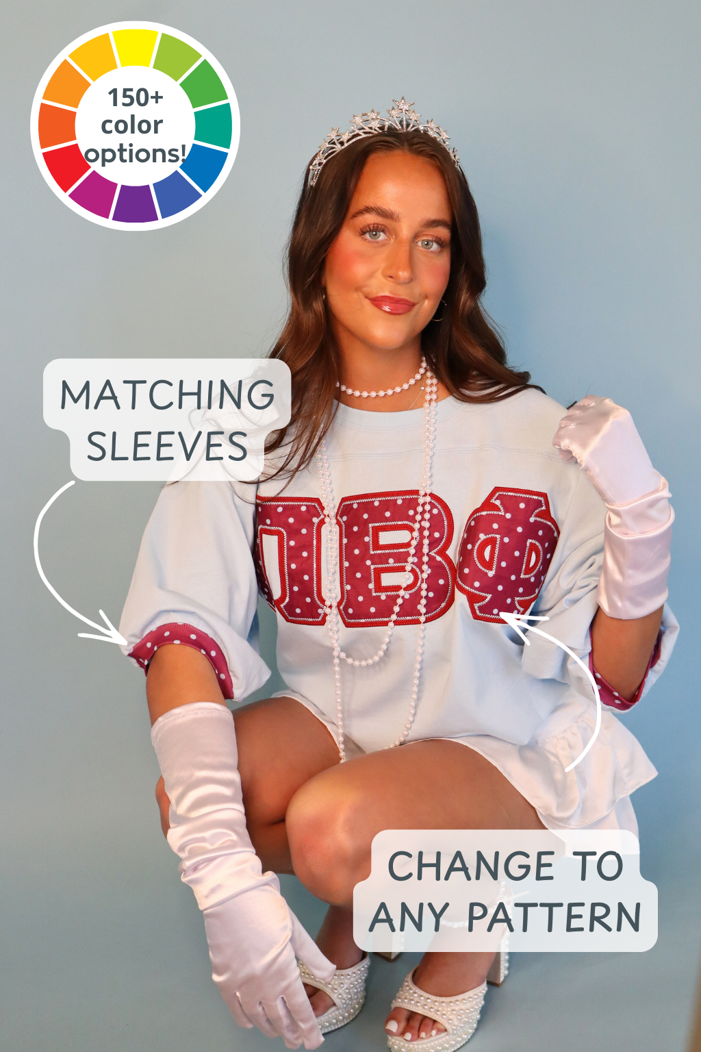 Emerson Coast Signature Polka Dot Applique Letter Jersey