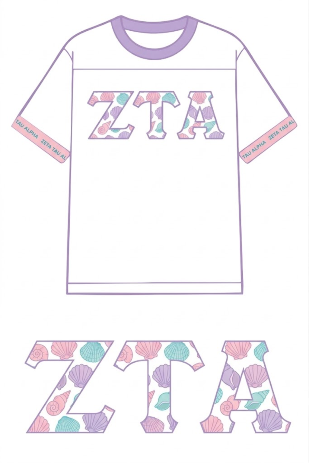 Sea Yourself Zeta Bid Day Jersey