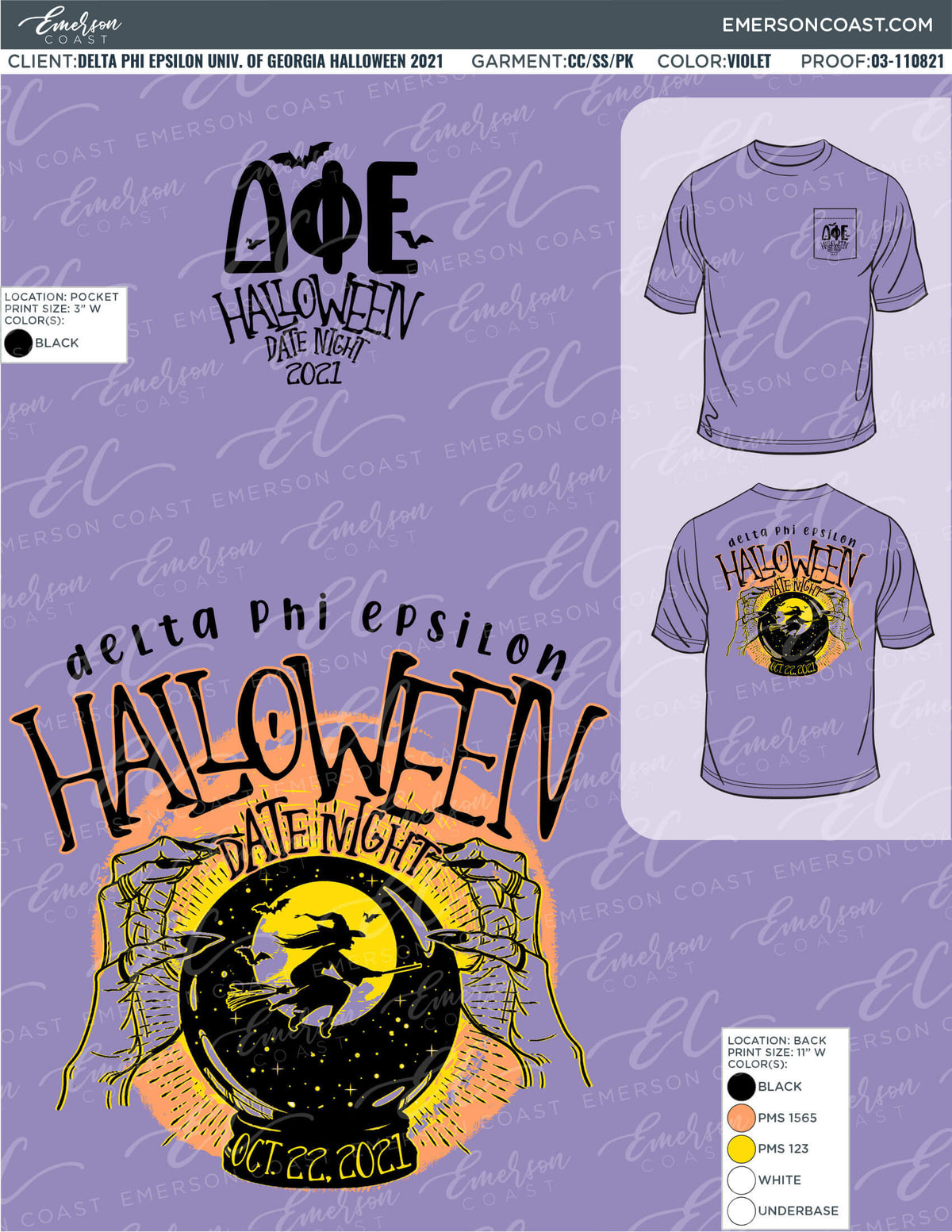 03-110821 Delta Phi Epsilon University of Georgia Halloween 2021