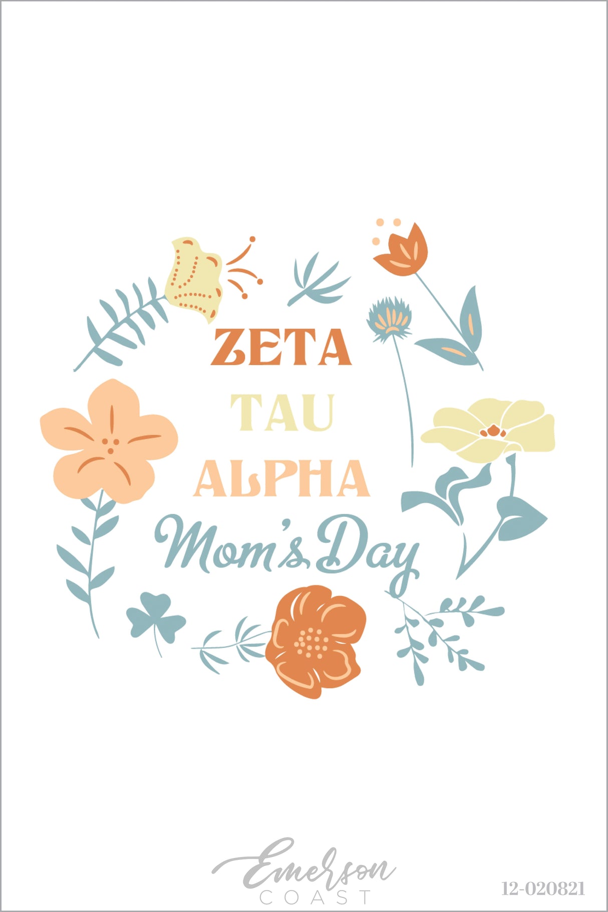 Zeta Tau Alpha East Central University Mom's Day T-Shirt