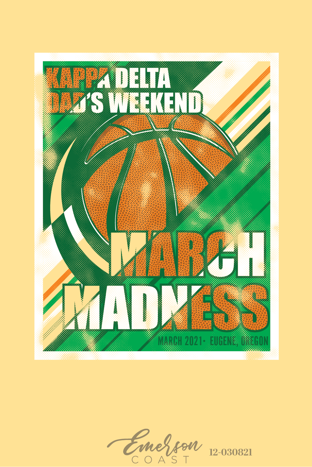 Kappa Delta University Of Oregon Dad's Day March Madness T-Shirt