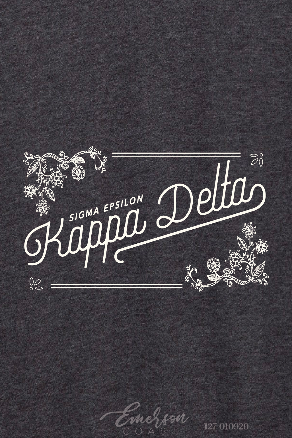 Kappa Delta Floral Box Recruitment Tee