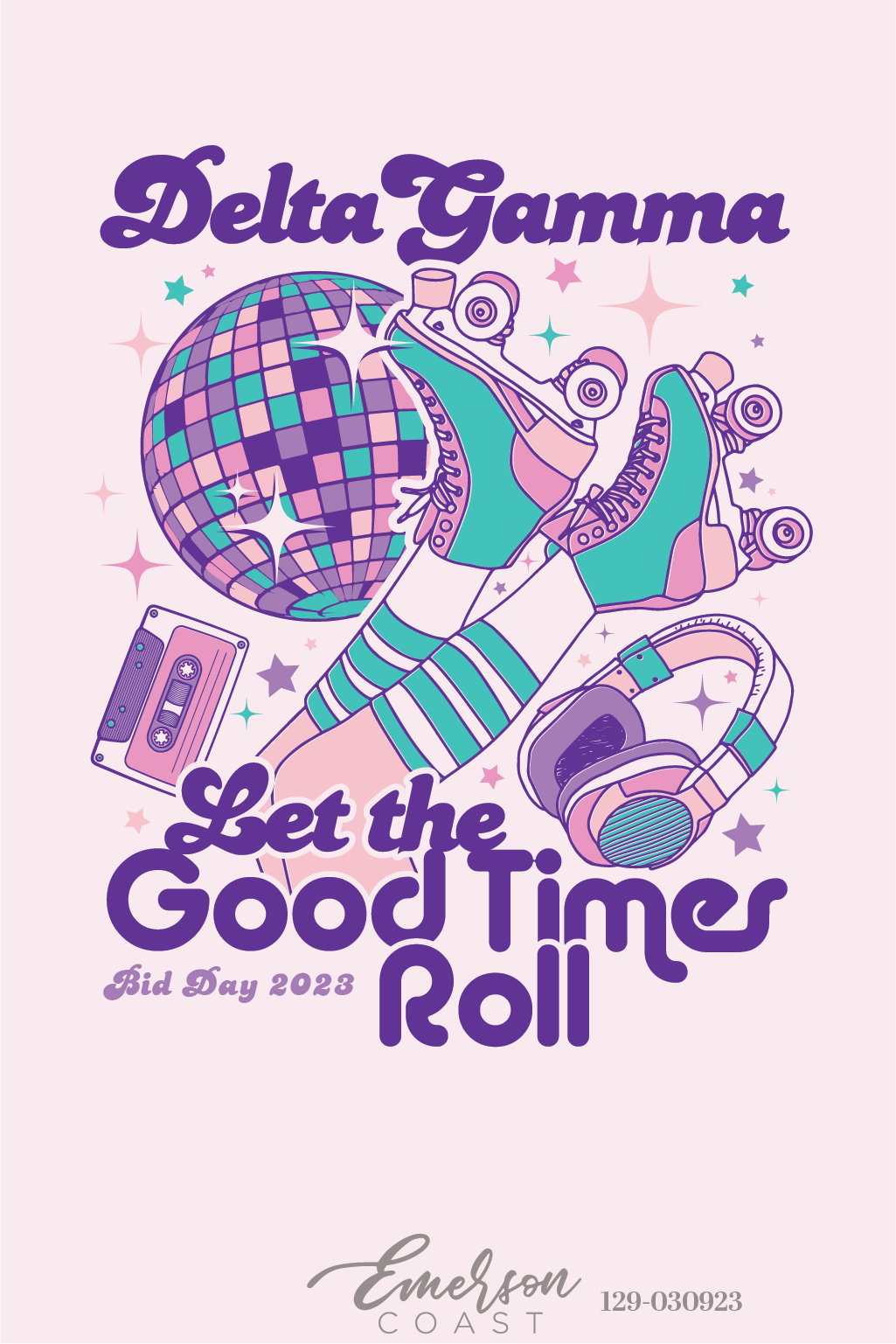 Delta Gamma Let The Good Times Roll T-Shirt