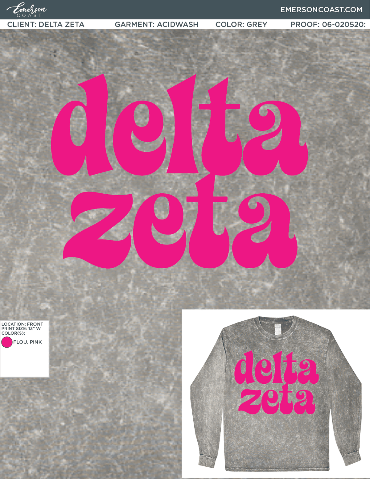 06-020520 Delta Zeta Auburn University Long Sleeve Mineral Wash 2020-01