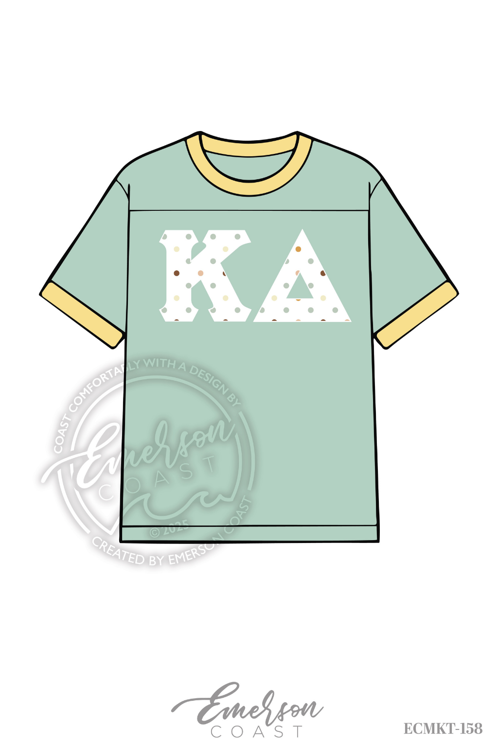 Kappa Delta Pastel Polka Dot Jersey