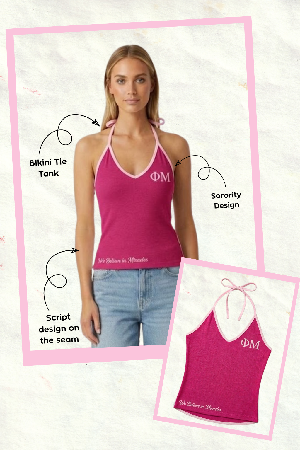 Emerson Coast Exclusive Bikini Tie Tank