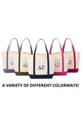 Delta Zeta Teal Bid Day Tote