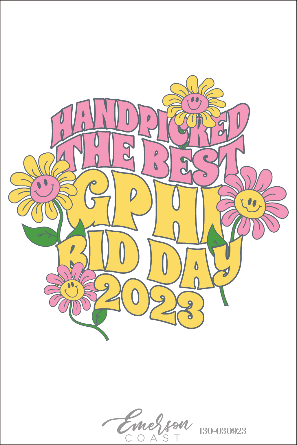 Gamma Phi Beta Handpicked The Best Bid Day T-Shirt