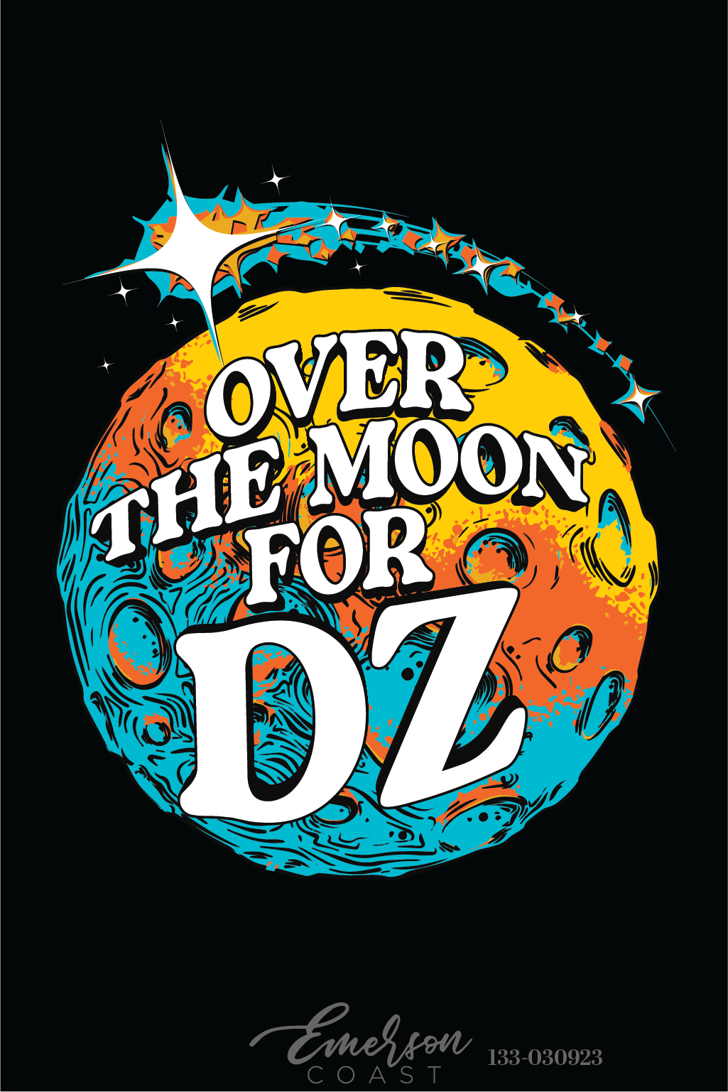 Delta Zeta Over The Moon Bid Day T-Shirt