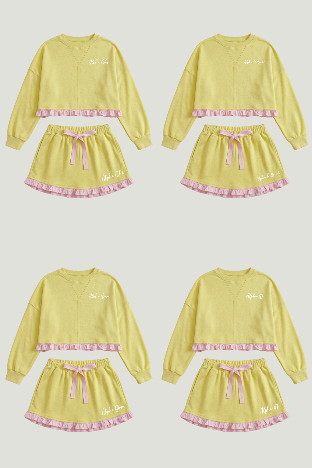 Sorority Dream Ruffle Set