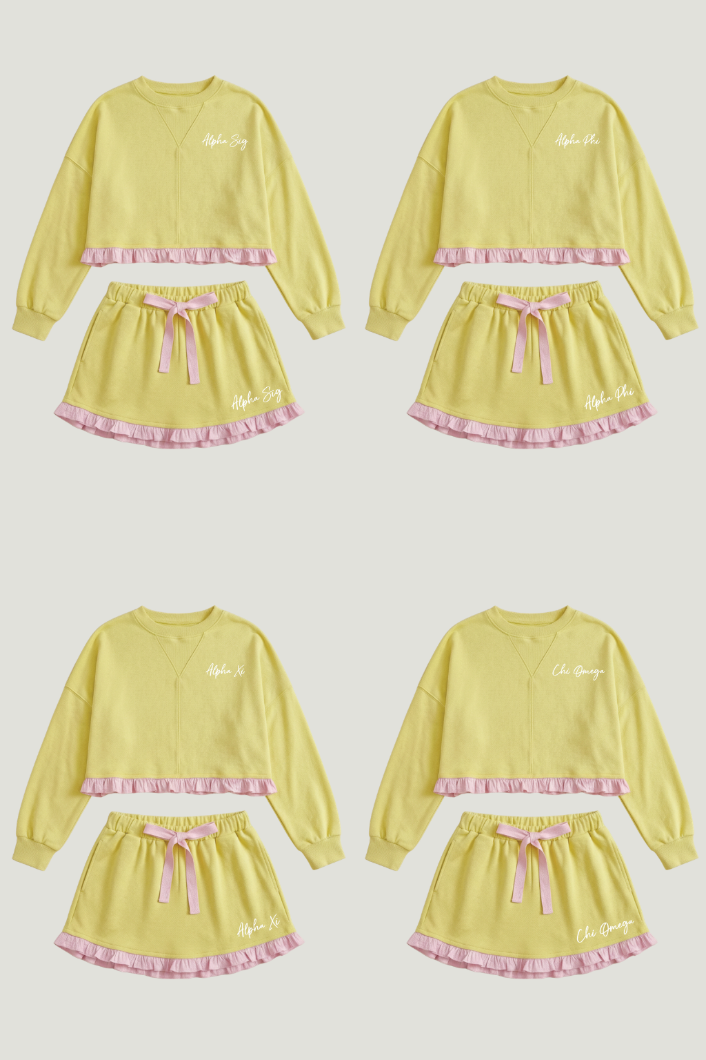 Sorority Dream Ruffle Set