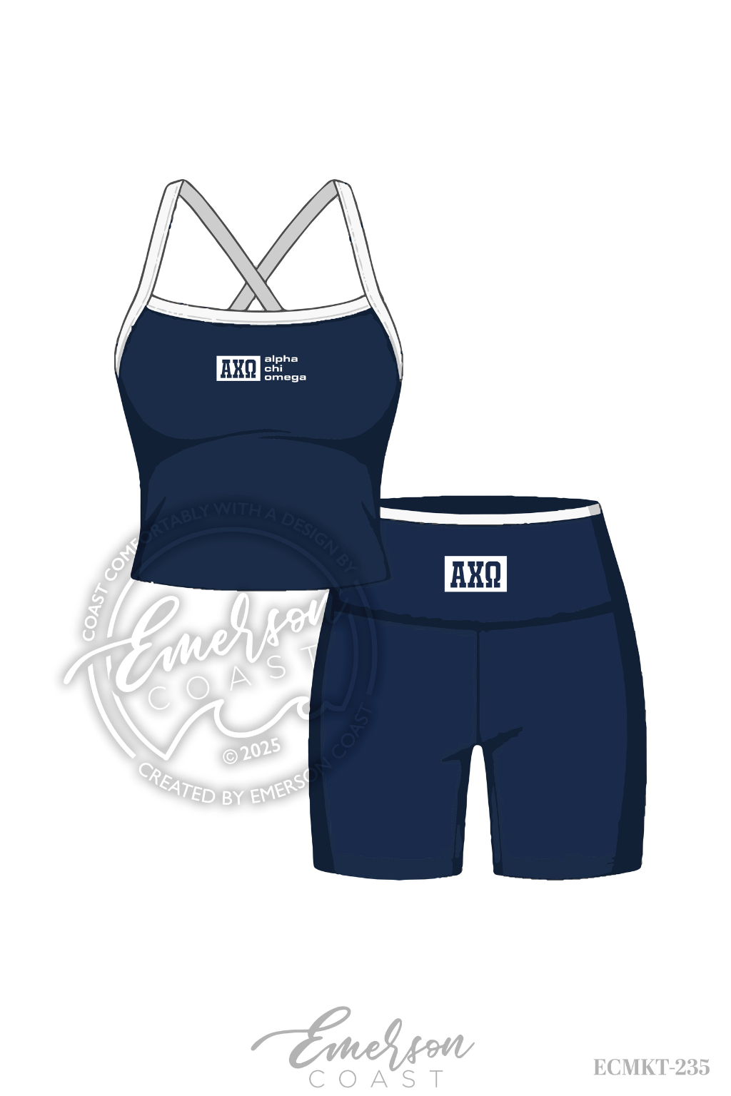 Alpha Chi Omega Work Week Athletic Set