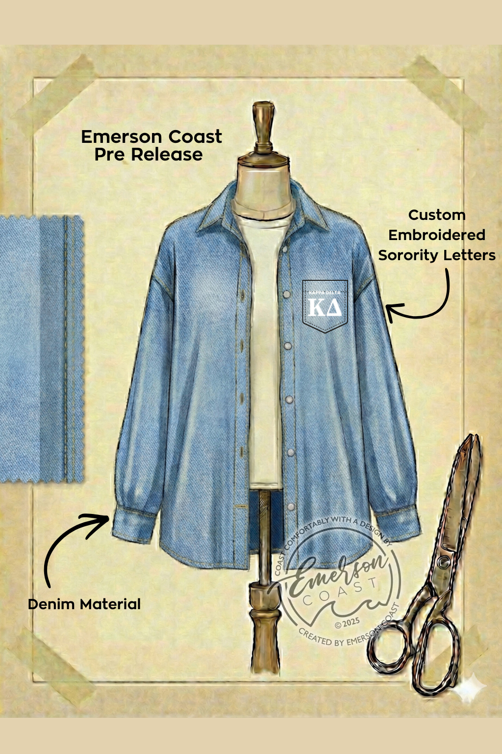 Pre-Release Style: Sorority Denim Button Down