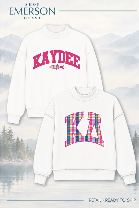 White Lakeside Reversible Mockneck