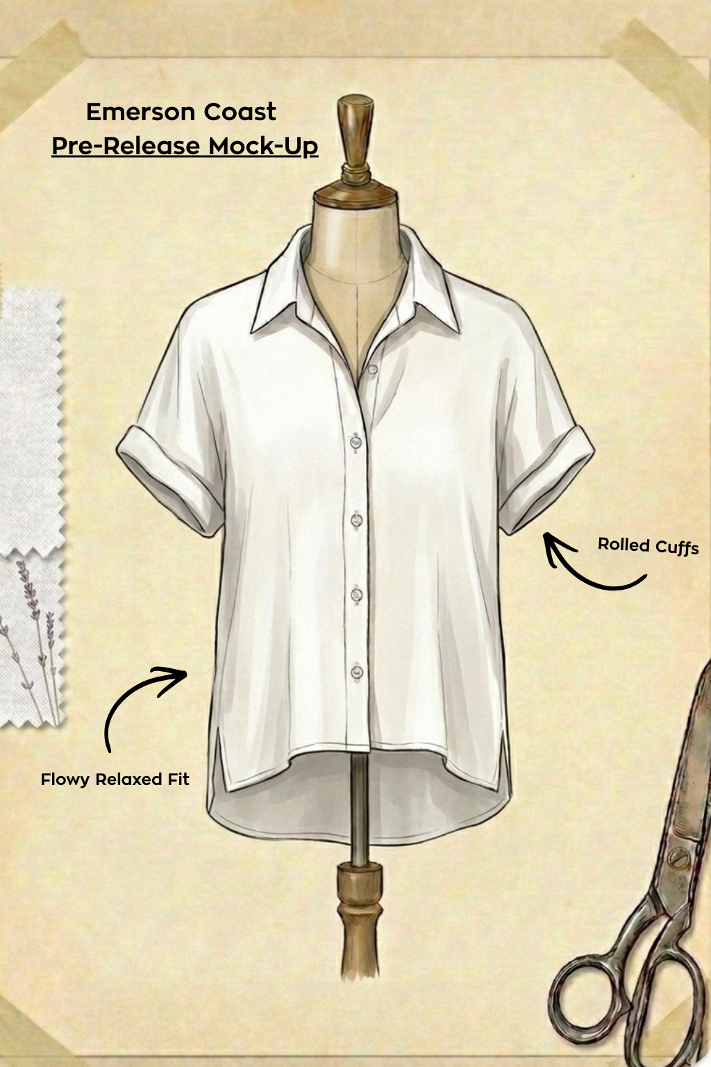 Pre-Release Style: Relaxed Short Sleeve Button Down
