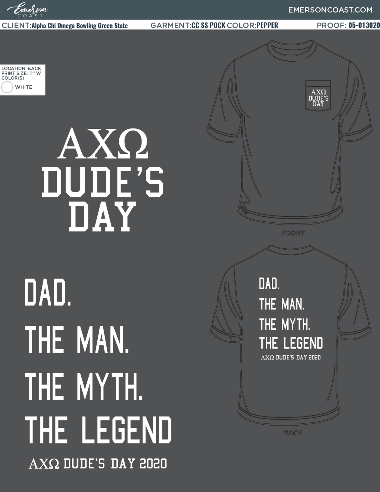 05-013020 Alpha Chi Omega Bowling Green State University Dudes Weekend 2020-01