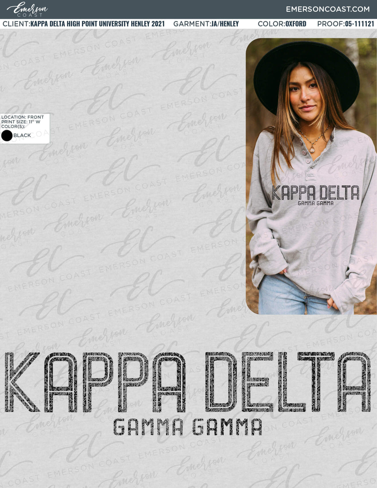 05-111121 Kappa Delta High Point University Henley 2021