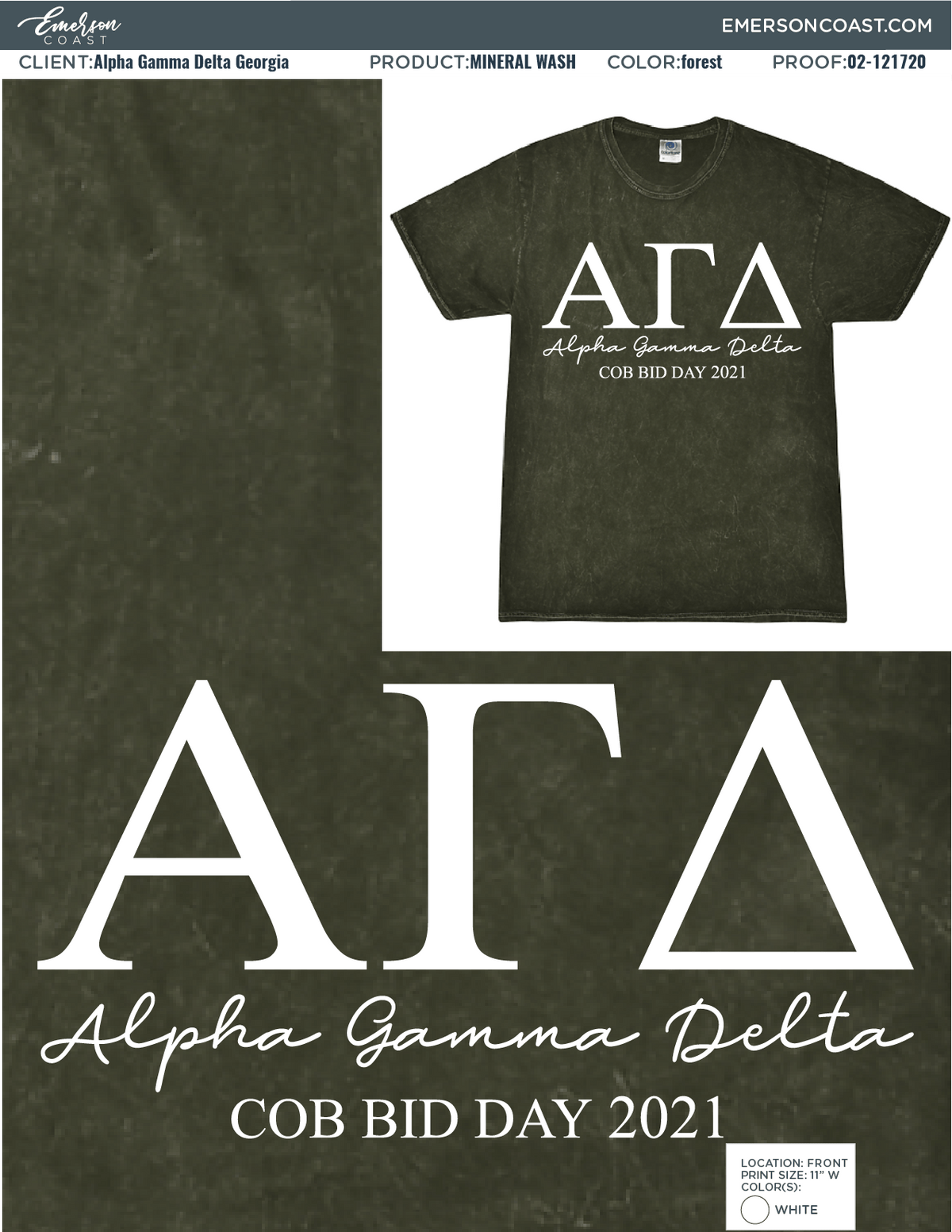 02-121720 Alpha Gamma Delta Georgia College and State University Bid Day 2020-02
