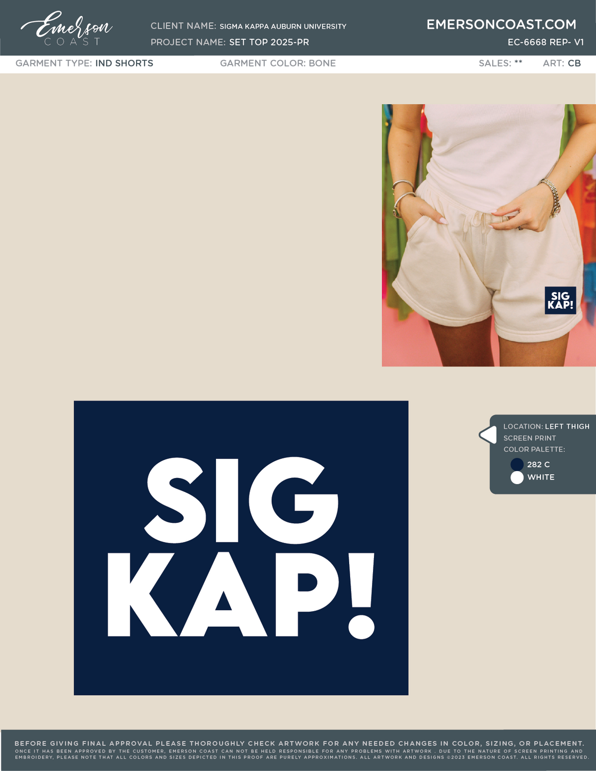 EC-6668 REP Sigma Kappa Auburn University Set Top 2025-PR