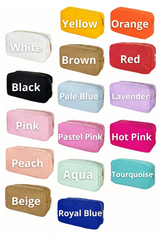 Sorority Waterproof Nylon Cosmetic Bag