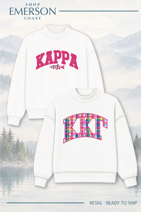 White Lakeside Reversible Mockneck