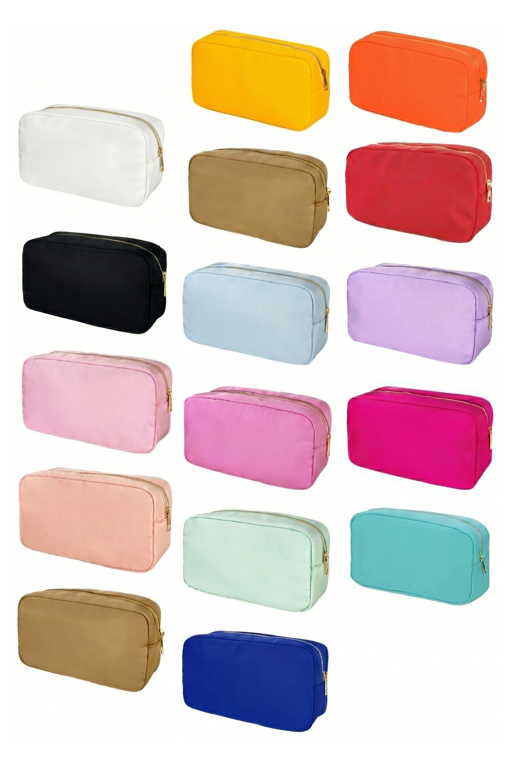 Sorority Waterproof Nylon Cosmetic Bag