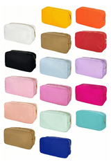 Sorority Waterproof Nylon Cosmetic Bag