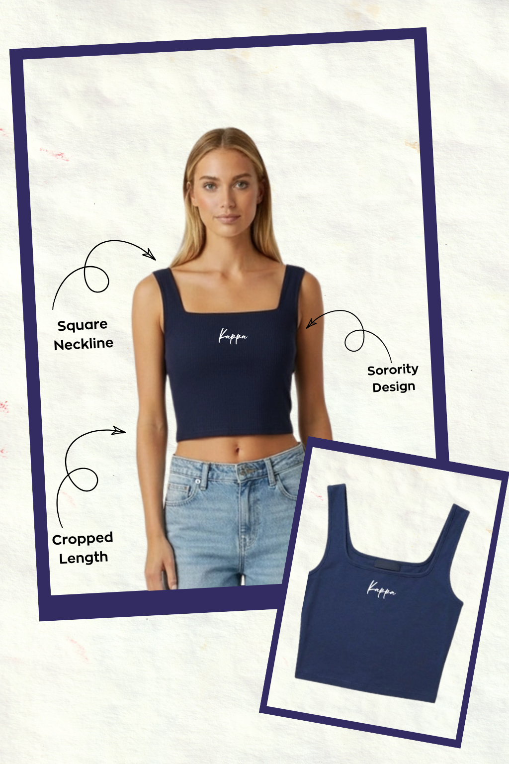 Emerson Coast Exclusive Square Neck Tank