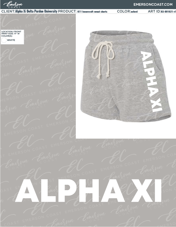 03-091621 Alpha Xi Delta Purdue University Shorts 2021-01