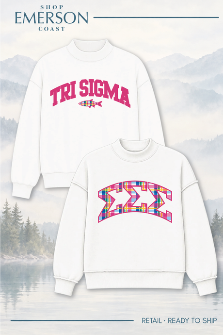 White Lakeside Reversible Mockneck