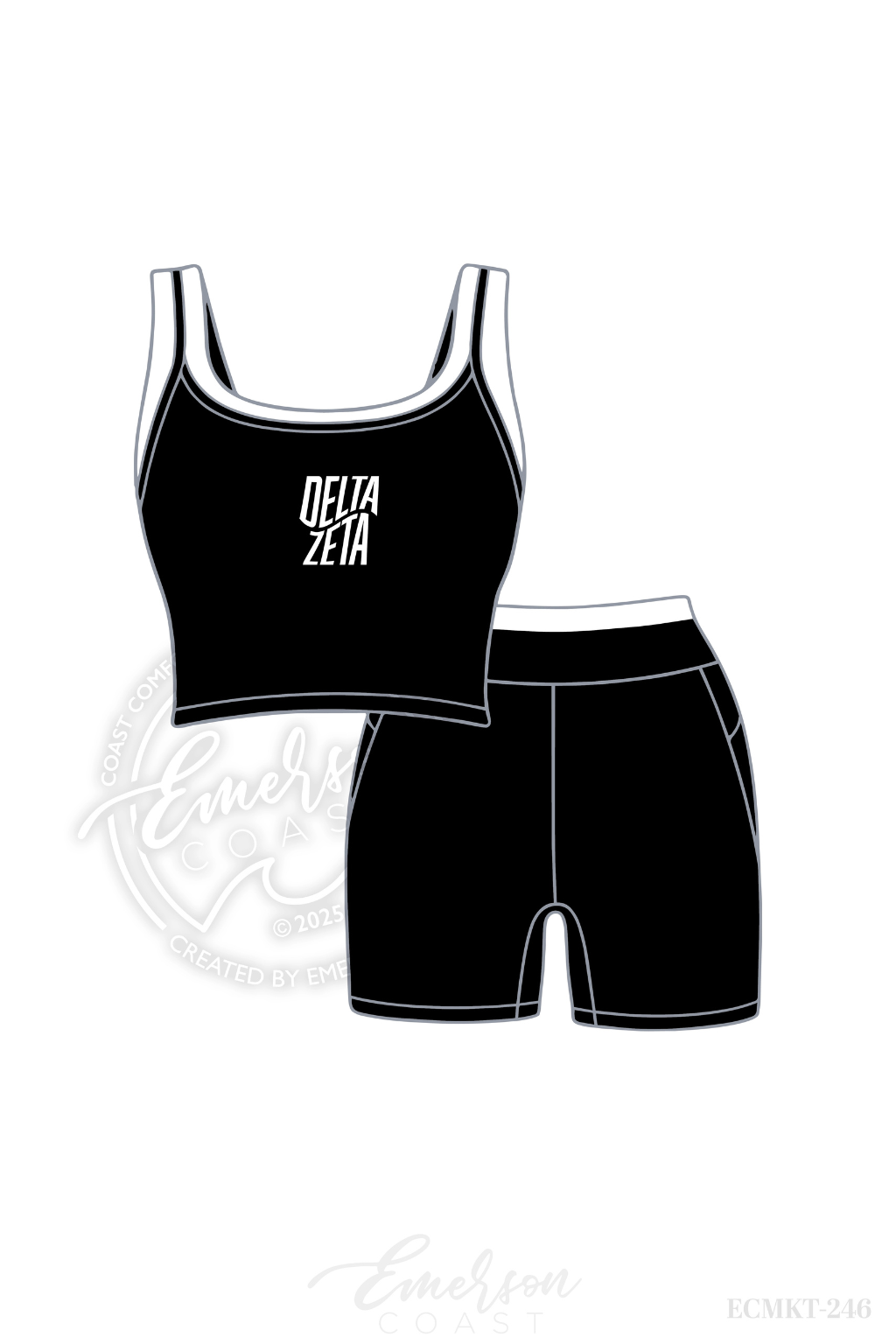 Delta Zeta Work Week Athletic Set