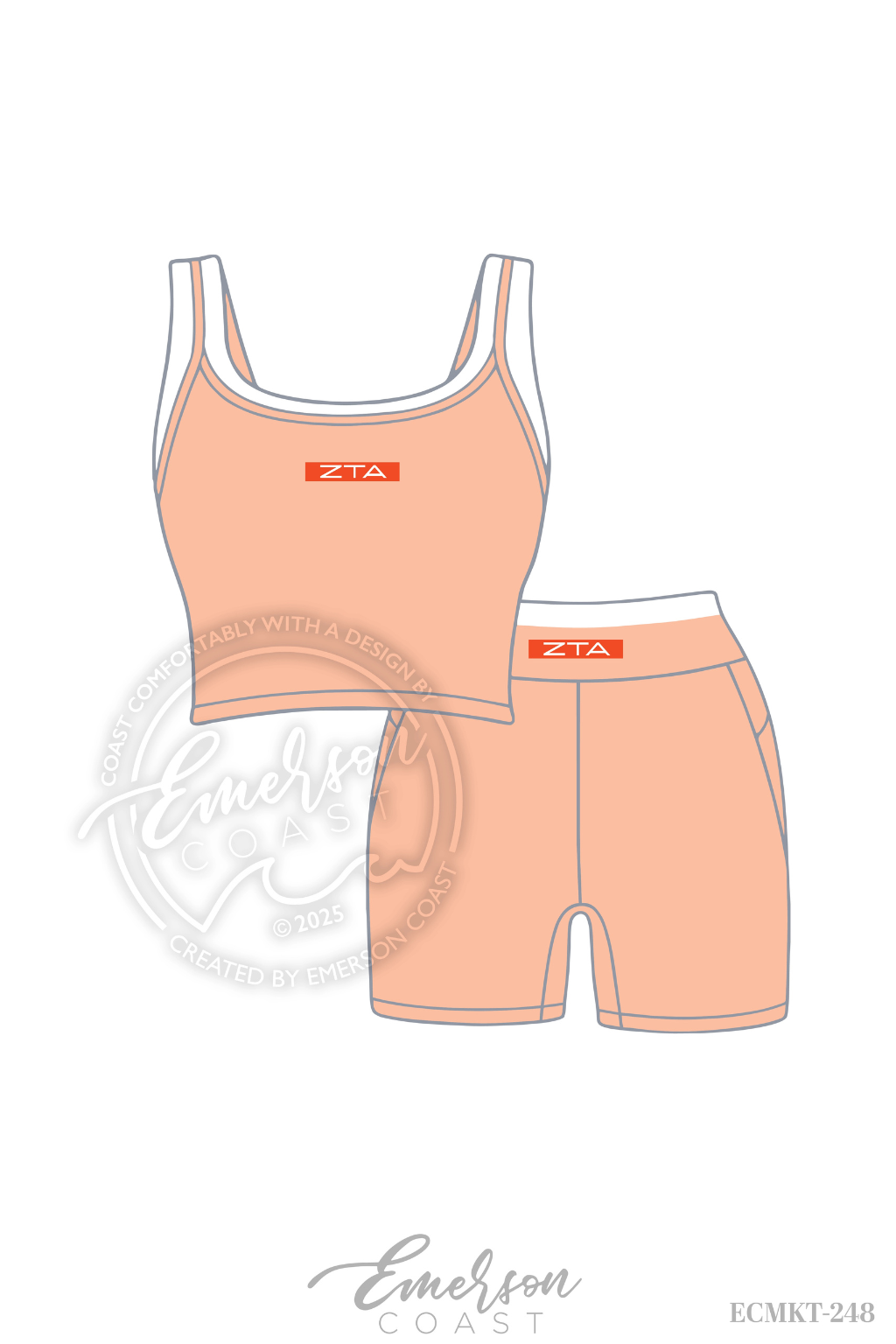 Zeta Tau Alpha Work Week Athletic Set