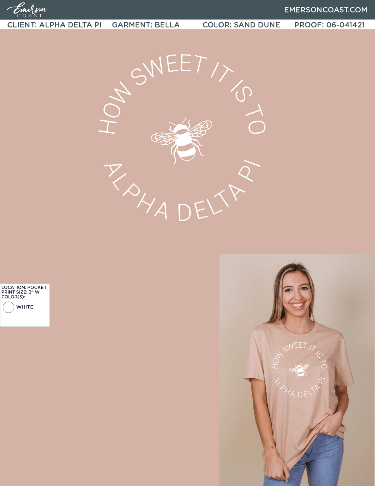 06-041421 Alpha Delta Pi Samford University Bumble Bee Recruitment 2021