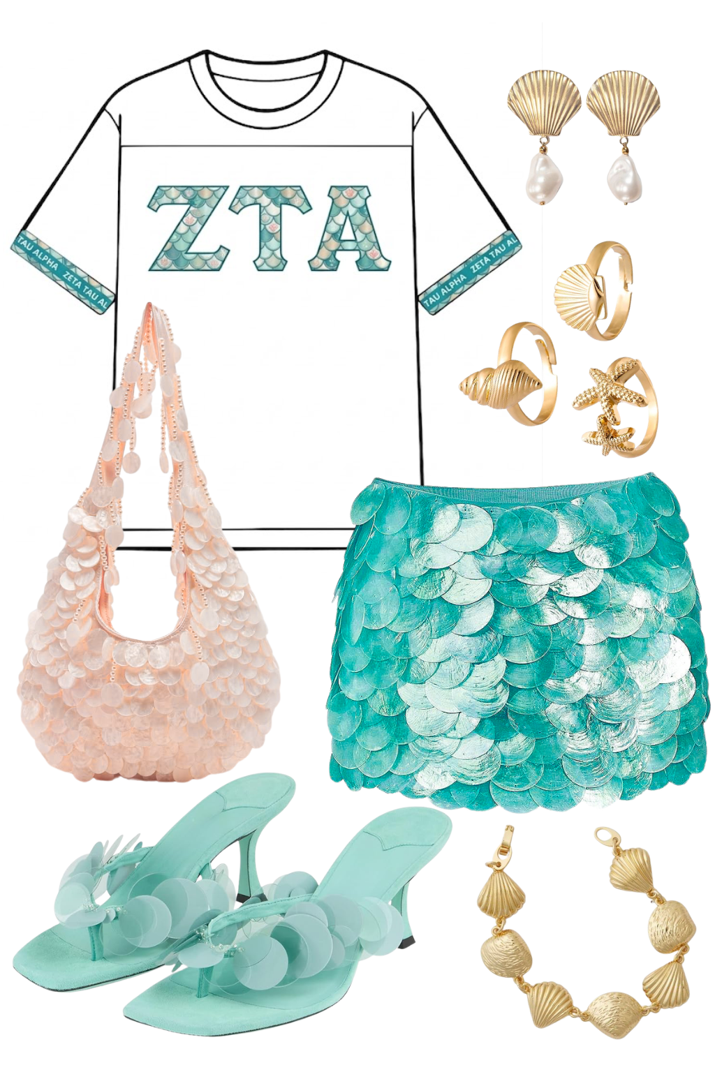 Zeta Under The Sea Bid Day Jersey