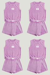 Phi Mu Work Week Lilac Varsity Skort Set