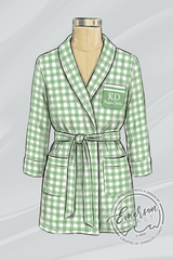 Emerson Coast Exclusive Gingham Robe