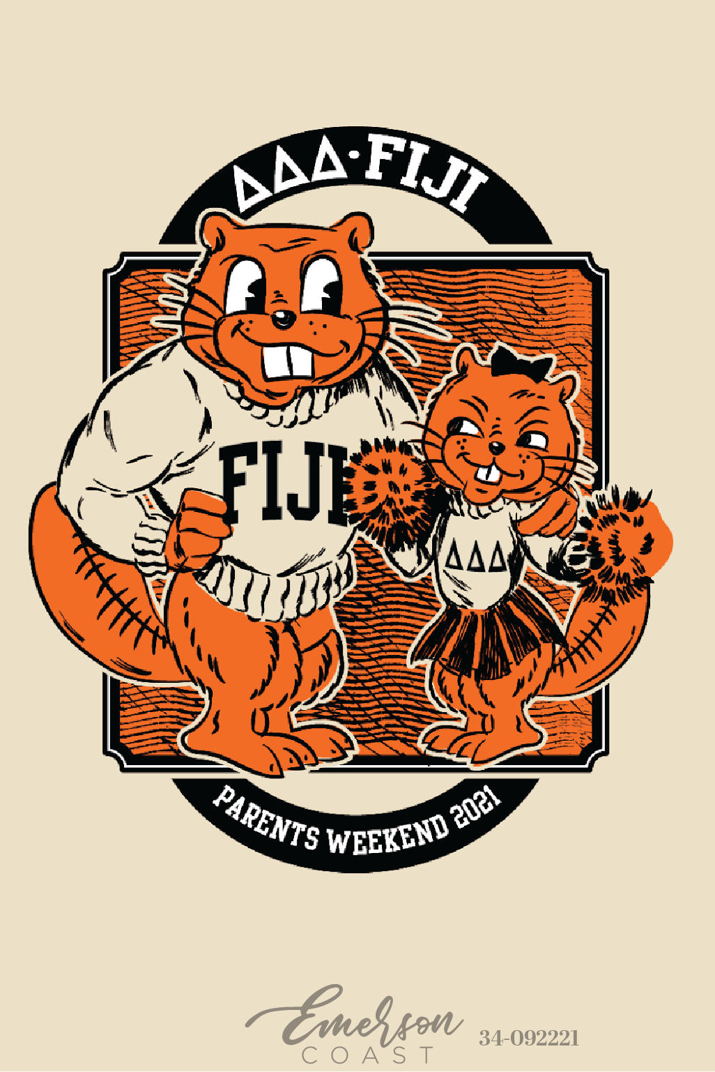 Delta Delta Delta Oregon State University Parents Weekend Beavers T-Shirt