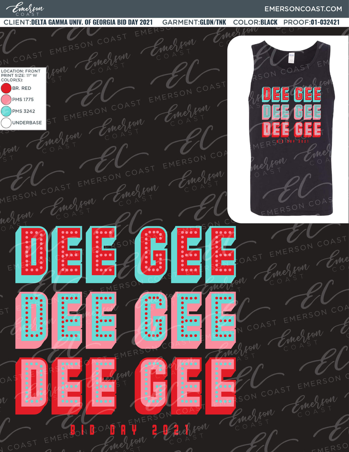 01-032421 Delta Gamma University of Georgia Bid Day 2021