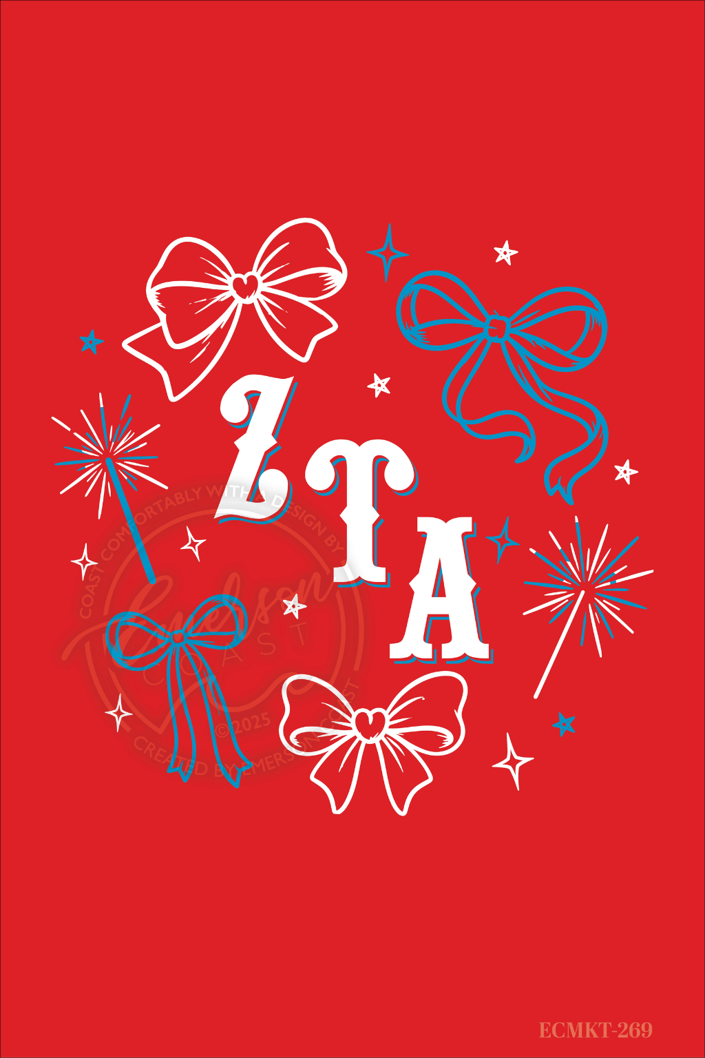 Zeta Tau Alpha American Work Week Tank