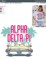 Alpha Delta Pi in Paradise Bid Day Tee