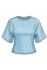 Emerson Coast Bell Sleeve Cinched Waist Tee