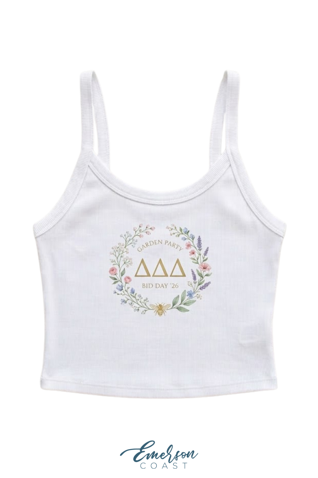Tri Delta Garden Party Baby Tank