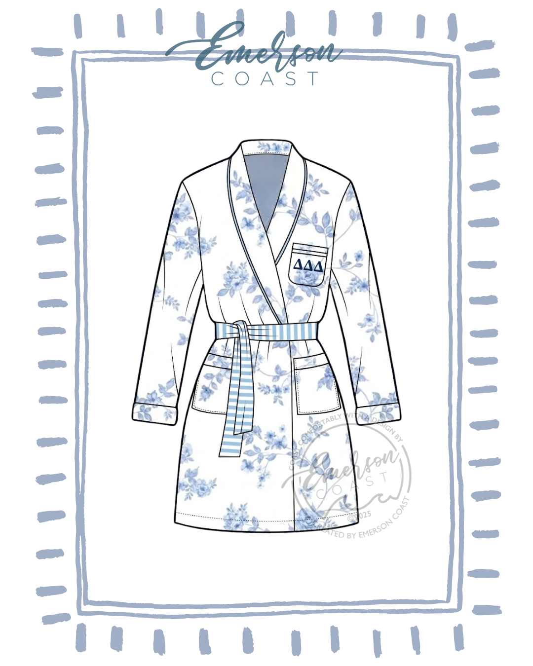 Emerson Coast Exclusive Floral Robe